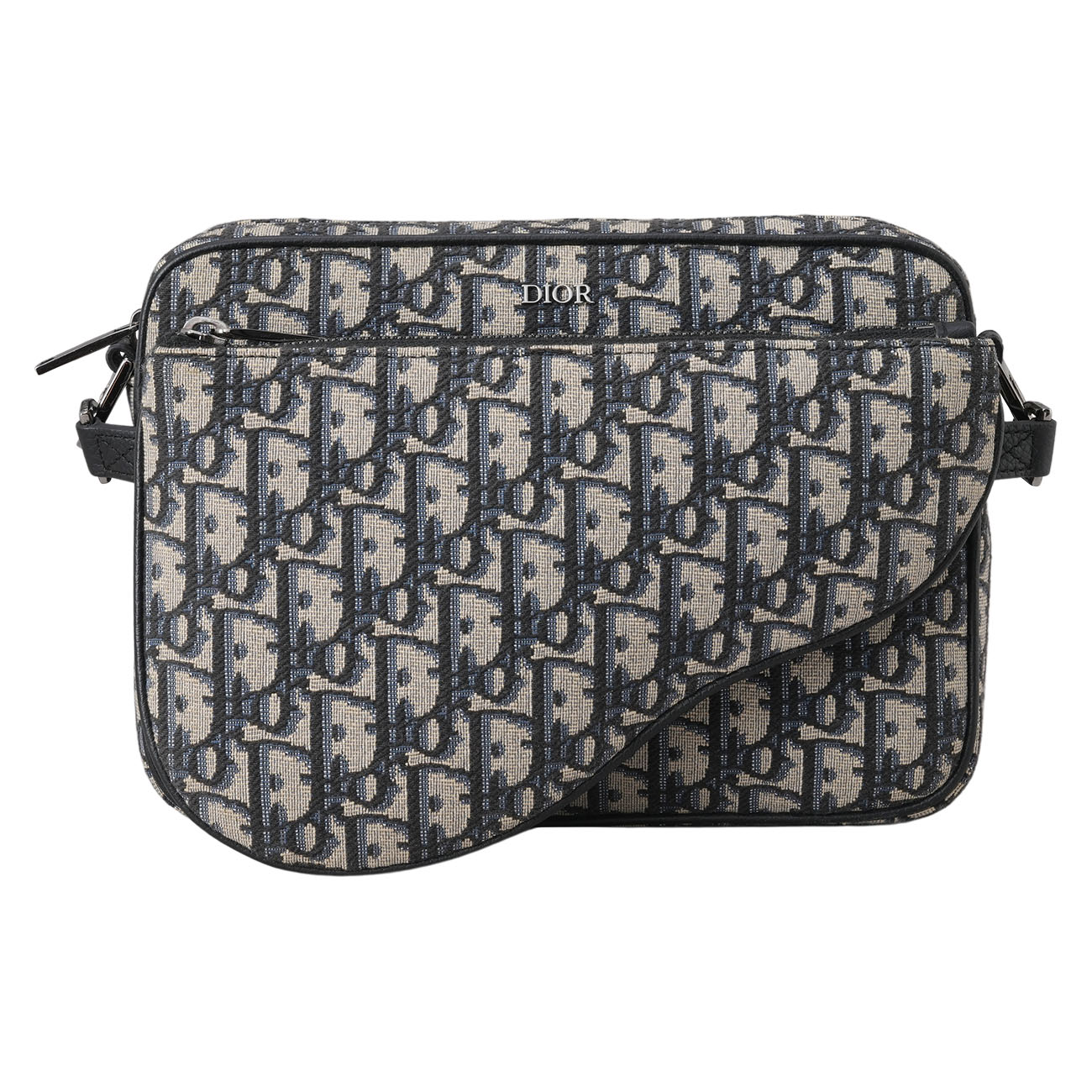 CHRISTIAN DIOR(USED)디올 오블리크 새들 트리플 파우치